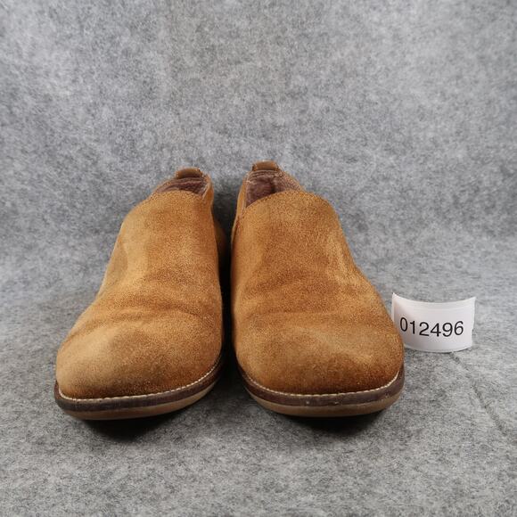 Franco Sarto Shoes Womens 8.5 Bootie Loafers Slip On Leather Round Toe Casual - Picture 2 of 13